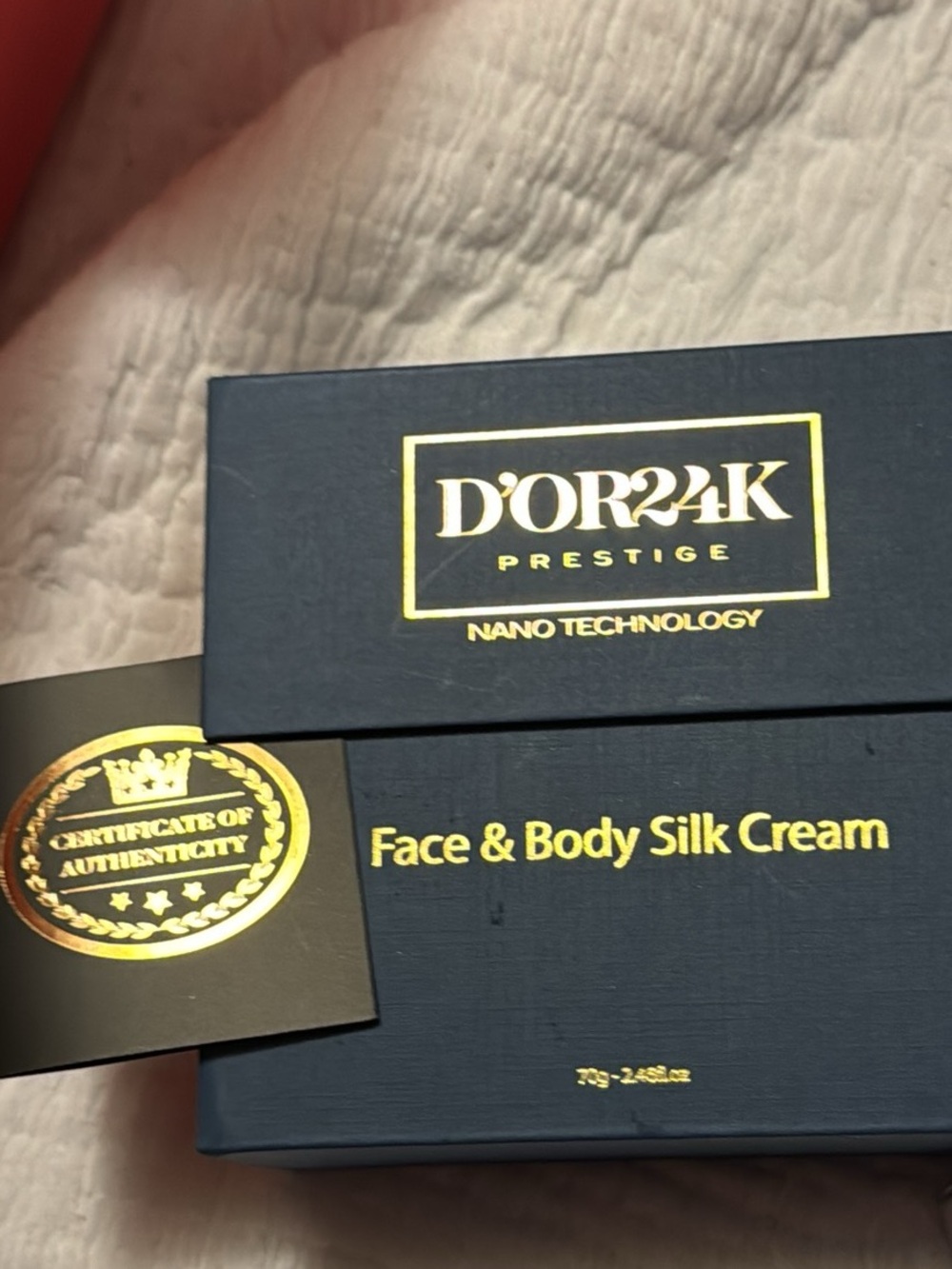 D'OR24K Prestige Face & Body Silk Cream - Deep Blue